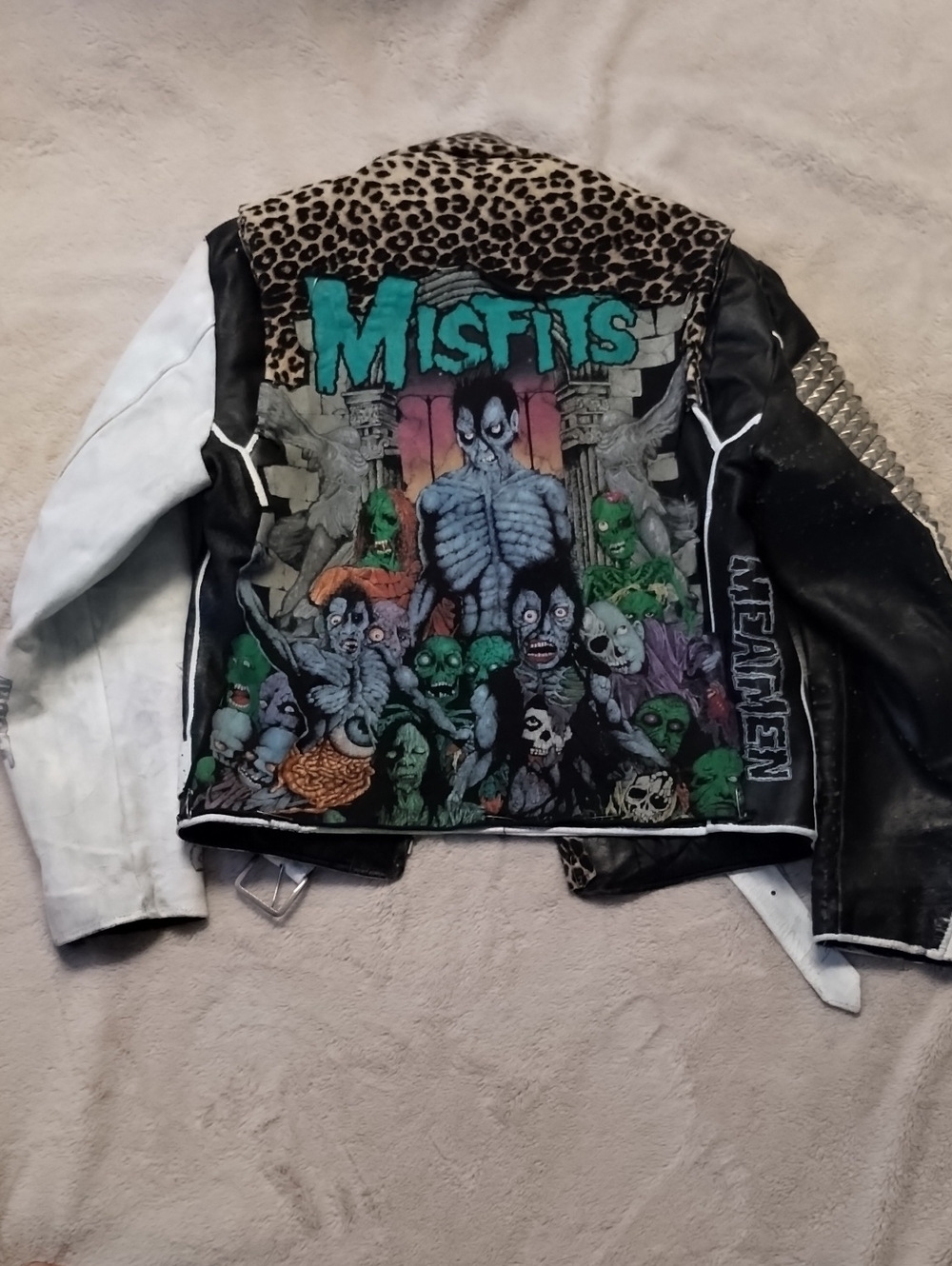 Men's Vintage Misfits Leather Jacket